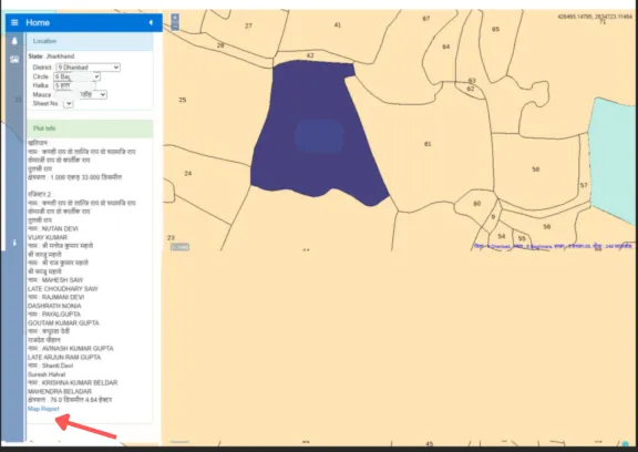 Jharbhoomi Naksha Jharkhand Map View